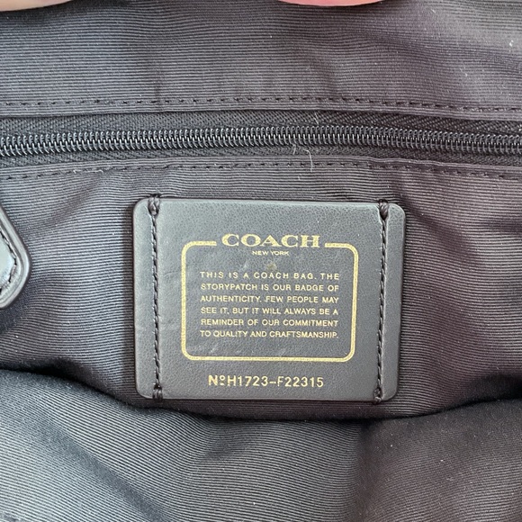 Coach Mini Sierra Dome Satchel Crossgrain Metallic Light Gold Leather F22315 - Picture 3 of 9